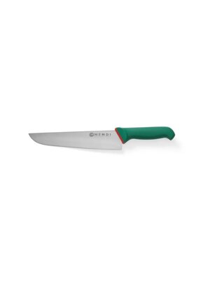 Nôž mäsiarsky 26cm plast rúčka zelený