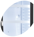 Chladiaca skriňa TEFCOLD CEV 425 CP 2 LED 