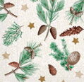 Obrúsky Linclass 40x40cm Pinea Vianoce 6PK/50ks