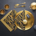 Obrúsky AIRLAID 40x40cm Golden leaves 50ks/bal 8PK