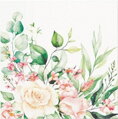 Obrúsky floral moments 33x33cm 20ks/bal PAW 12PK