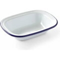 Miska smalt ovál 21,5x16cm biela