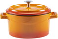 Liatinový hrniec s vekom D24cm 4,5l oranž. LAVA