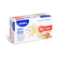 Rukavice latexové biele nepúdrované XL 100ks/bal,10PK