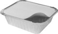 Miska hranatá  aluminiová 21,8 x 11,2 x 6cm 900ml100ks/bal,10bal/krt   viečko 79190