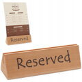 Tabuľka RESERVE drevená 