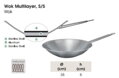 Panvica WOK, celosendvič 38cm antikor