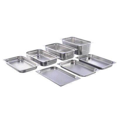 Gastronádoba GN 1/1 65mm antikor perforovaná