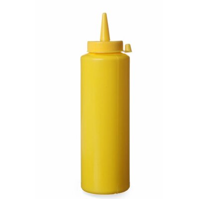 Fľaša na omáčky 0,2l žltá