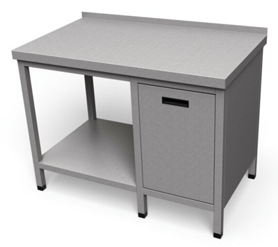 Pracovný stôl s výklopným košom SD-6 1000x600 mm