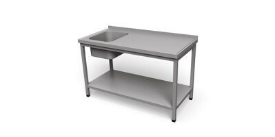 Umývací stôl s policou USP-1 800x600 mm