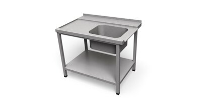 Predumývací stôl s policou VS-1 P 800x750 mm