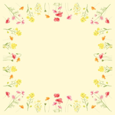 Obrus Dunicel Poppy Field 84x84cm 20ks/bal 5bal/krt
