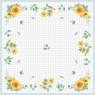 Obrus Sunflower Day Dunicel 84x84cm 20ks/bal 5bal/krt