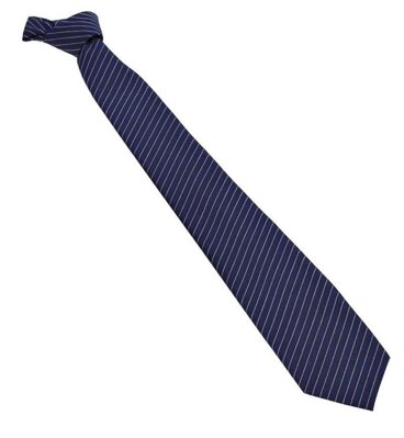 Kravata pásiková modrá