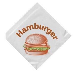 Vrecká na hamburger 16x16cm, 500ks/1bal, univerz. potlač, 6bal/krt