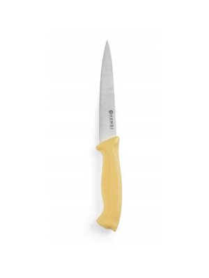 Nôž filetovací 15cm, žltý, plast. rúčka