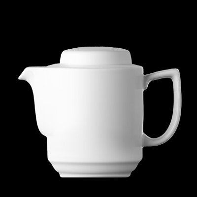 Konvica kávová s vekom 0,6l  DIANA, porcelán
