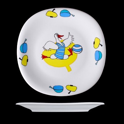 Tanier dets. plyt. 22cm hranatý GABI Gool, porcelán