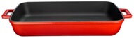 Pekáč liatinový LAVA 22x30cm červený