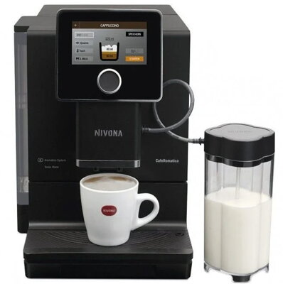 Kávovar CafeRomantica NICR 960 Nivona, Matt black/Chrome + NICM 1000