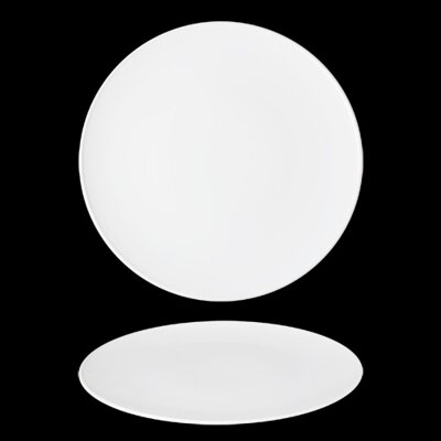 Tanier plytký 30cm OPTIMO, porcelán biely