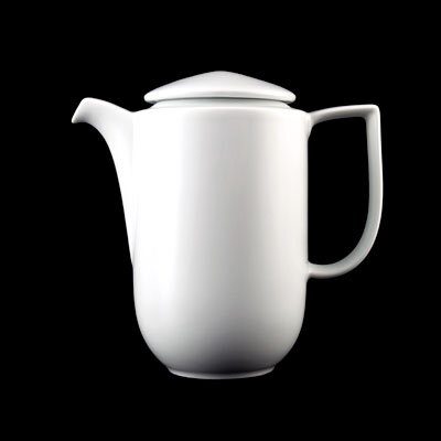 Konvica kávová s vekom 100cl TIME, porcelán