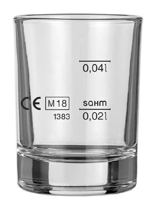 Pohár Chile  0.02-0.04(-) sklo 6/PK