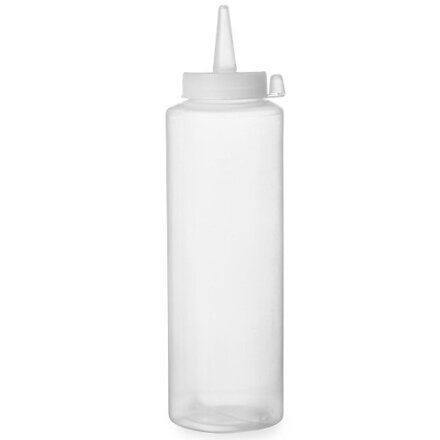 Fľaša na omáčky 0,35l transparent