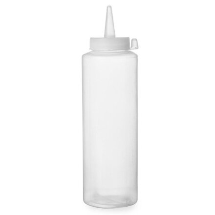 Fľaša na omáčky 0,7l transparent