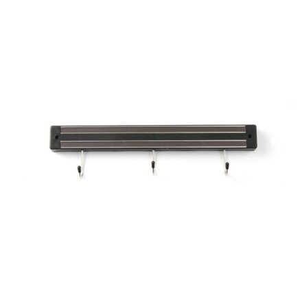 Lišta magnetická 30cm 3háčiky