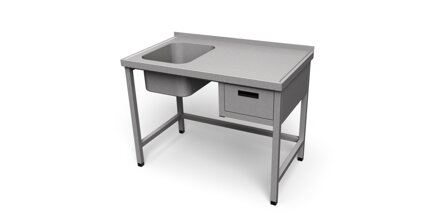 Umývací stôl so zásuvkou US-1 Z 1000x600 mm