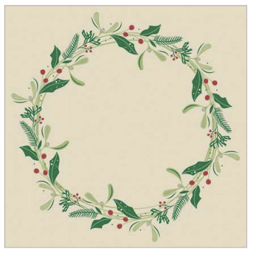 Obrúsky Linclass 40x40cm Isabel Vianoce 6PK/50ks