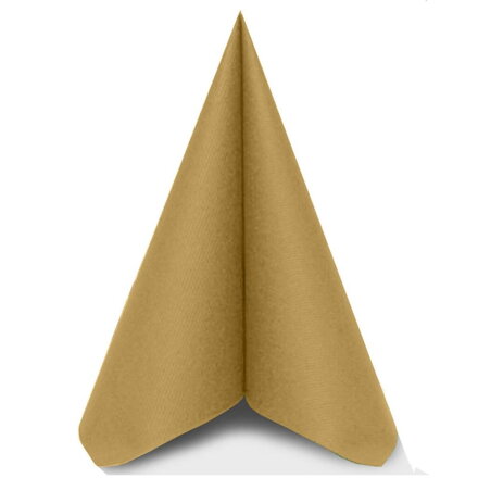 Obrúsky zlaté  40x40cm  Mank 6PK/50ks