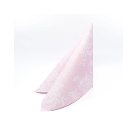 Obrúsky AIRLAID 40x40cm Soft Lace Rosa 50ks/bal 8PK