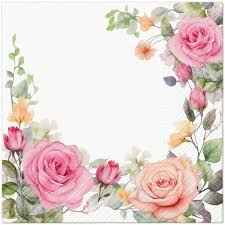 Obrúsky Zlaté pivonky 40x40cm 50ks/bal Airlaid Svadba