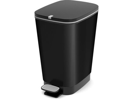Kôš odpadkový nášlapný 30L, Black, plast 