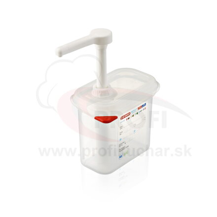 Dávkovač studených omáčok GN 1/9 1,5L polypropylen