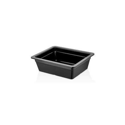 Gastronádoba melamin GN 1/2- 100mm, čierna 14PK