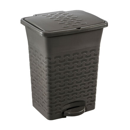 Kôš na odpad. pedálový 10l čierny plast Brang