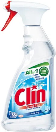 CLIN na okná s rozpr.biely anti fog 500ml 10PK