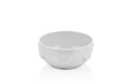 Miska malá melamin, d 10cm, h. 4,3cm, biela, 6ks/144PK