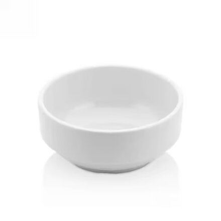 Miska malá melamin, d 10cm, h. 4,3cm, biela, 6ks/144PK