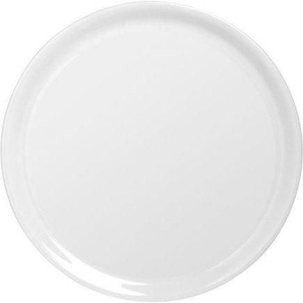 Tanier pizza 33,5cm Grangusto bez dekoru biely sklo  12PK