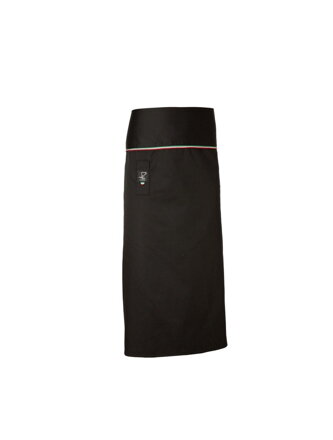 Zástera Alex čierna od pása dlhá Chef style