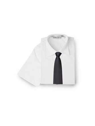 Košeľa dámska biela krátky rukáv Cotton 35%