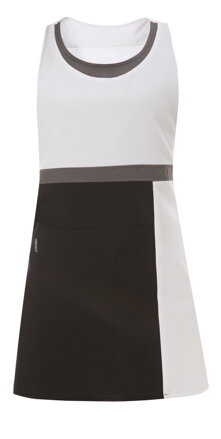 Zástera dámska Samiciato Anna čierno biela