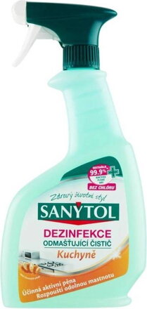 Sanytol-dezinfekcia-odmasťovač spray kuchyňa 500ml, 12/PK