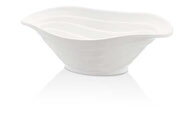 Misa biela ovál Duet 23x16cm melamin 48PK