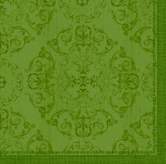 Obrúsky DNL Opulent Zelená 40cm 45ks/bal, 12bal/krt